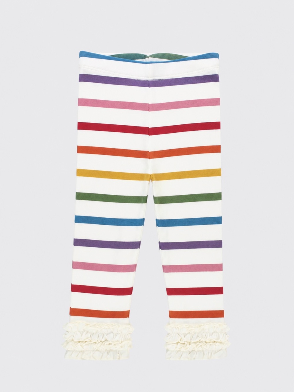 Ruffle Butts Rainbow Striped Ruffle Leggings